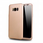 Wholesale Samsung Galaxy S8 Plus TPU Full Cover Hybrid Case (Champagne Gold)